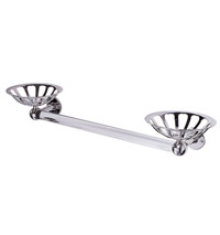 Rockefeller Glass Towel Bar [with 2 Sponge Holders]